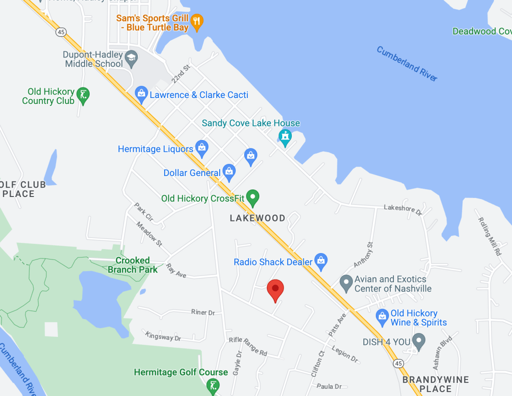 Lakewood Park: No playground.